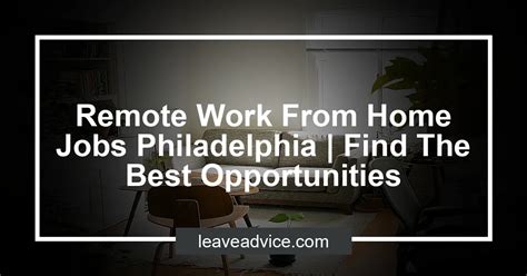 Pay information not provided. . Remote jobs philadelphia